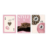 Leopard Print Playing Card Canvas Wall Art
