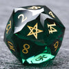Premium 7-Piece Frosted Gemstone Polyhedral Dice Set for Tabletop RPGs