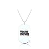 Fortnite Emblem Stainless Steel Charm Pendant Necklace