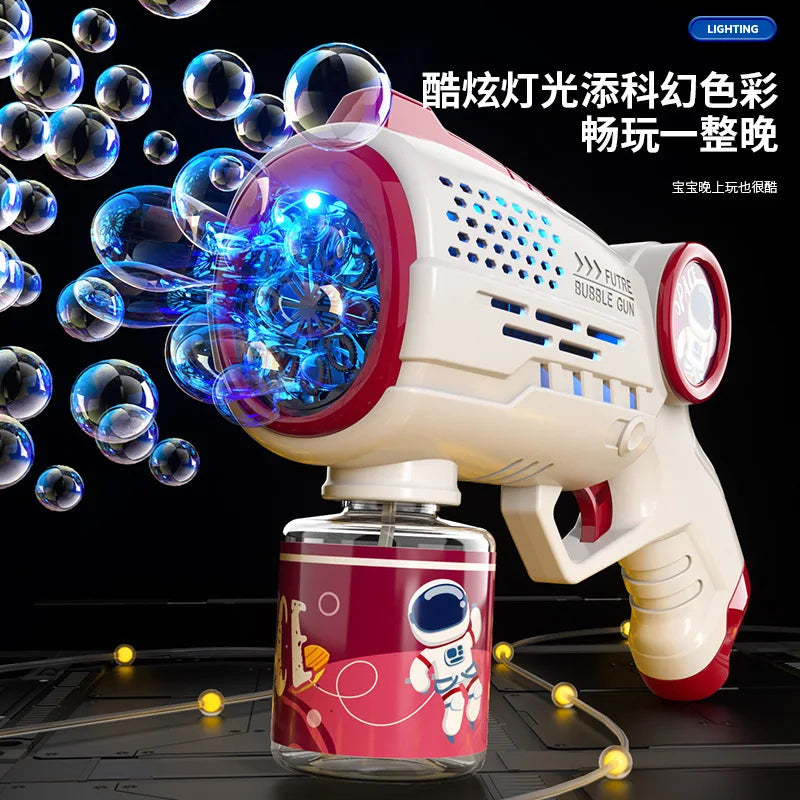 Astronaut Bubble Blaster Toy - Automatic Bubble Machine for Kids