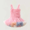 Children's Princess Tutu Dress with Ruffled Ball Gown Design