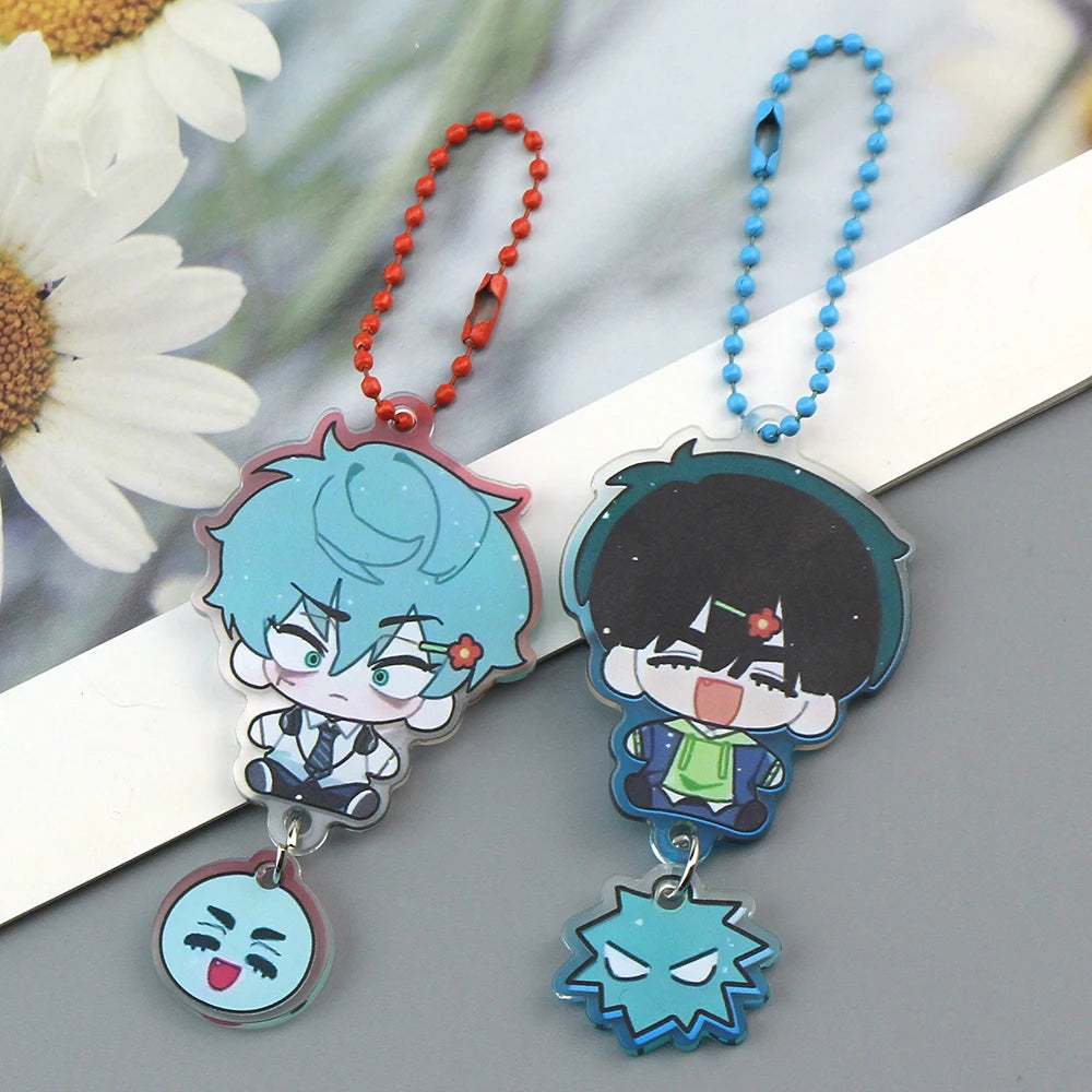 Cartoon Alien Stage Ivan & Till Acrylic Keychain