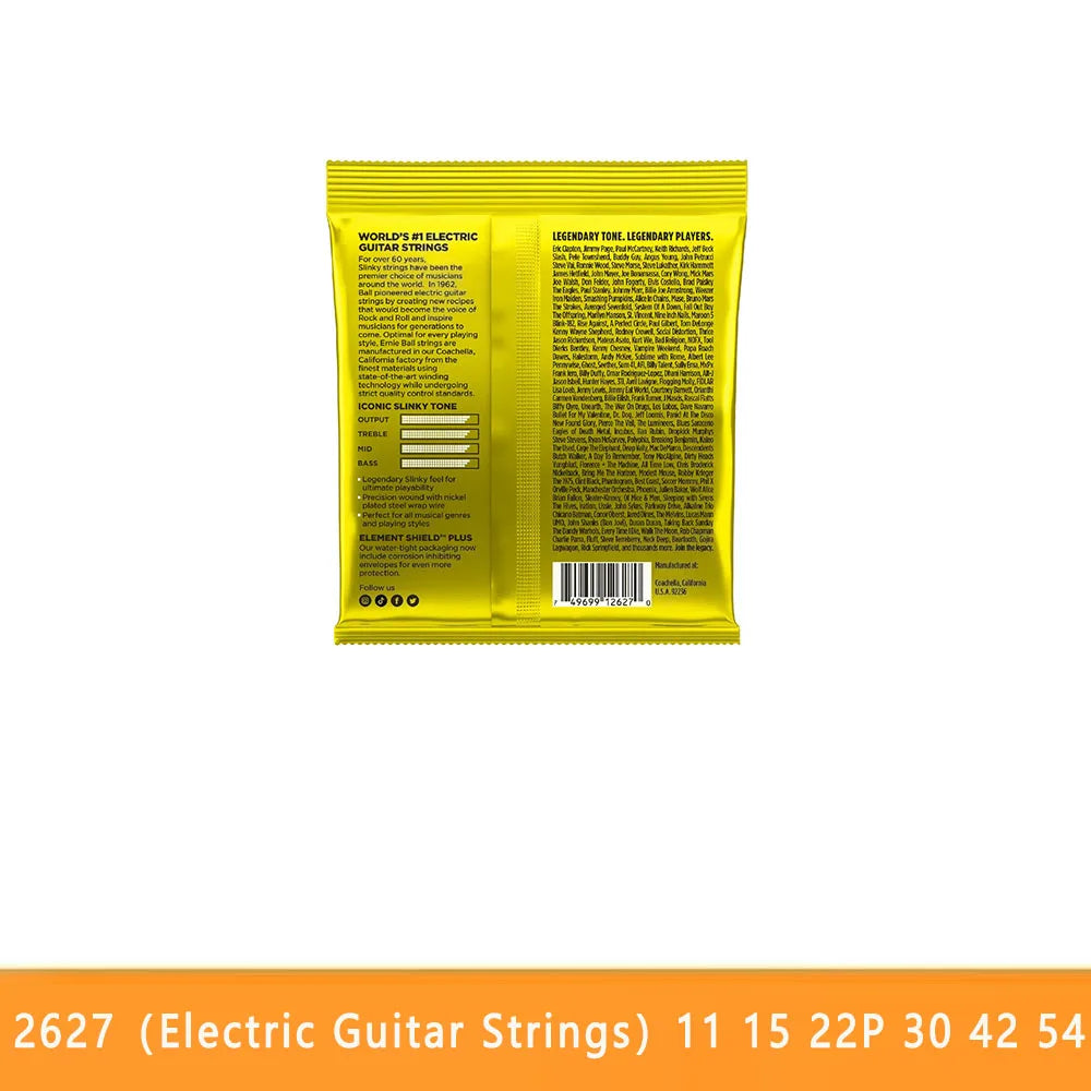 Yellow packaging for Ultimate Acoustic Guitar Strings Bundle containing 10 sets of strings.