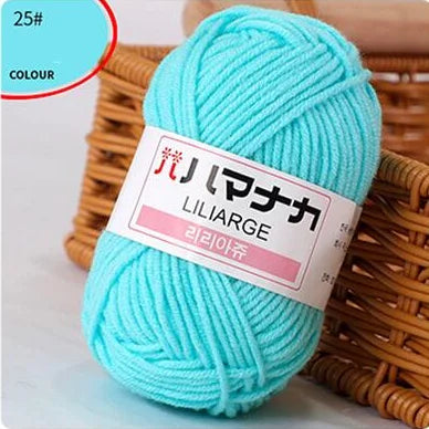 Milk Cotton Chenille Yarn for Soft Baby Knitting & Crochet
