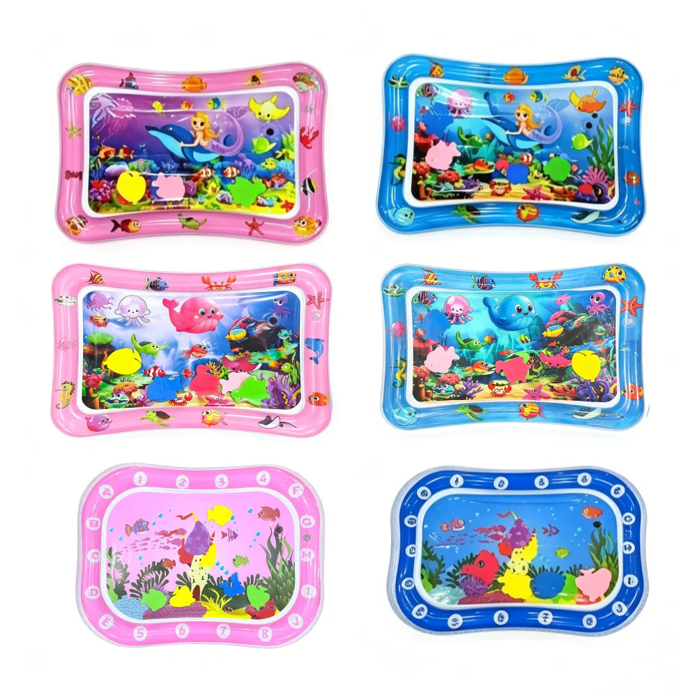 Inflatable Underwater World Water Play Mat for Babies