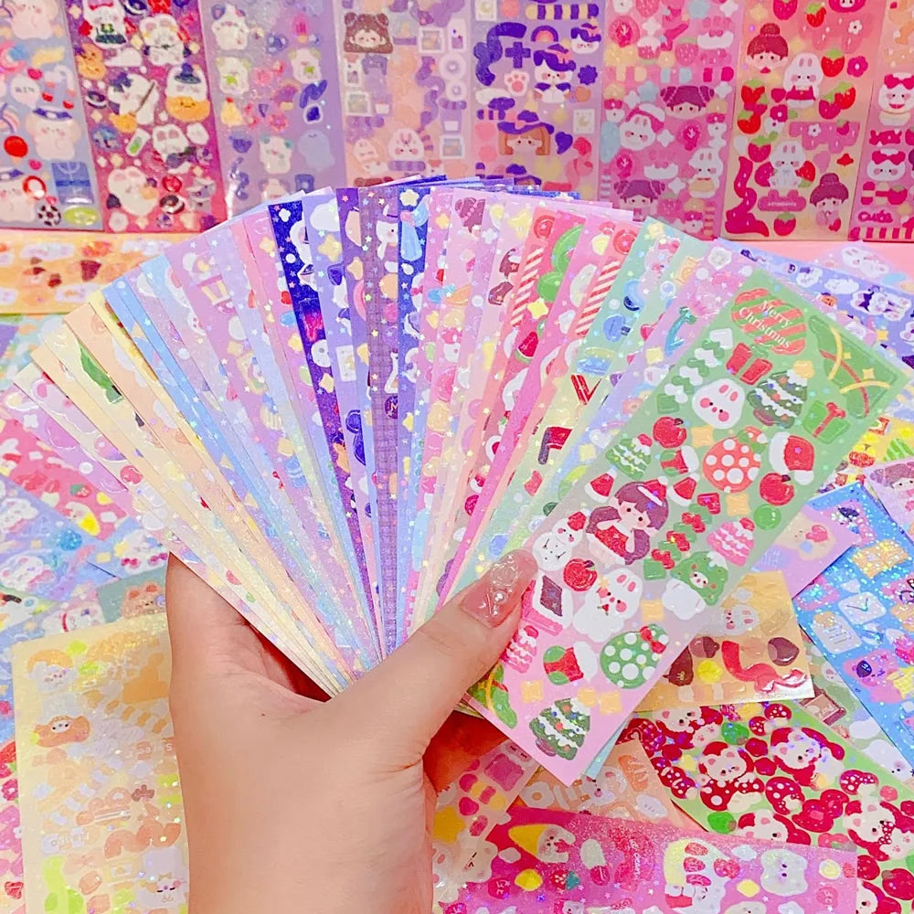 Kawaii Sticker Pack for Kids – 200 Cute Decorative Stickers for Journals, Scrapbooking & DIY Crafts