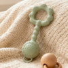 2-in-1 Silicone Rattle and Teether for Babies