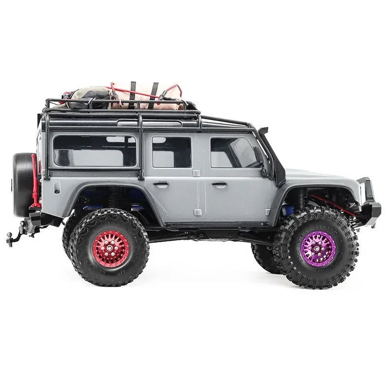 1/18 RC Crawler Metal Beadlock Wheel and Tire Set (4 pcs)