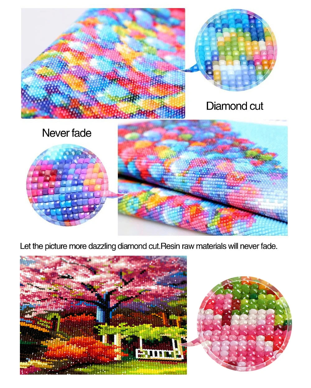 Delicious Cake Diamond Painting Kit – DIY Mosaic Art for Home Decor