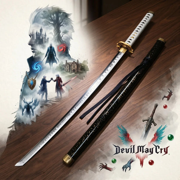 Vergil's Yamato Katana – Devil May Cry 5 Cosplay Prop