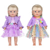 Adorable Baby Doll Clothing Set with Coat and Dress