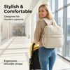 Large Capacity Diaper Backpack with Multiple Pockets