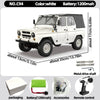 White WPL 1/12 scale 4WD off-road RC rock crawler truck with accessories and battery