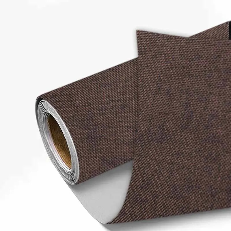 Roll of brown linen book binding cloth used for albums and scrapbooks