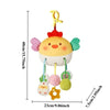 Montessori Baby Sensory Crab Toy with Clip, Rattle & Teether for 0-6 Months