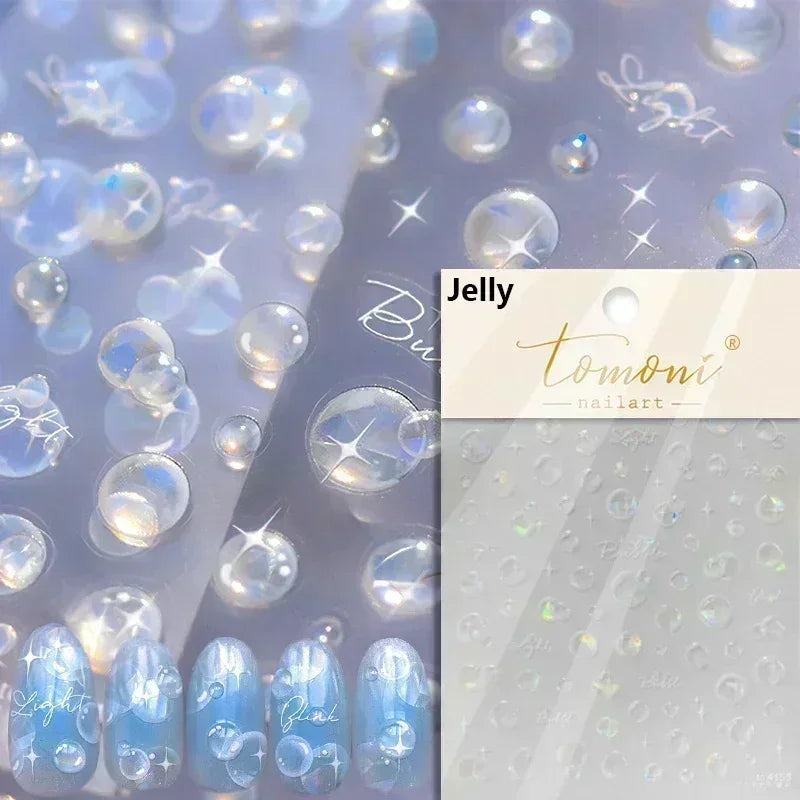 Ocean-Inspired Nail Art Sticker Set