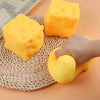 Jumbo Cheese Squeeze Fidget Toy – Slow Rebound Stress Relief