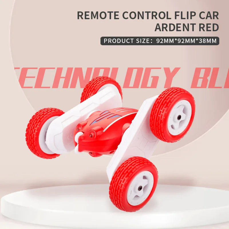 Remote Control Stunt Car with 360° Flips and LED Lights