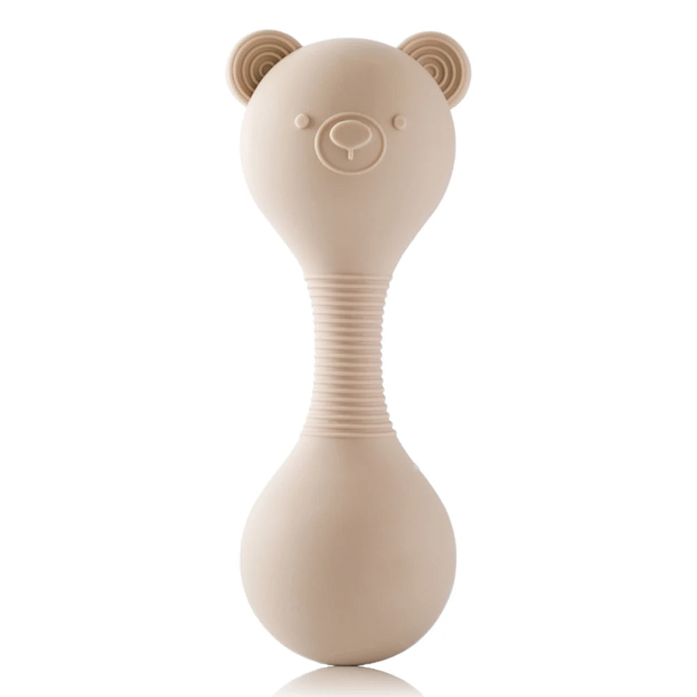 Food-Grade Silicone Rattle Teether for Babies