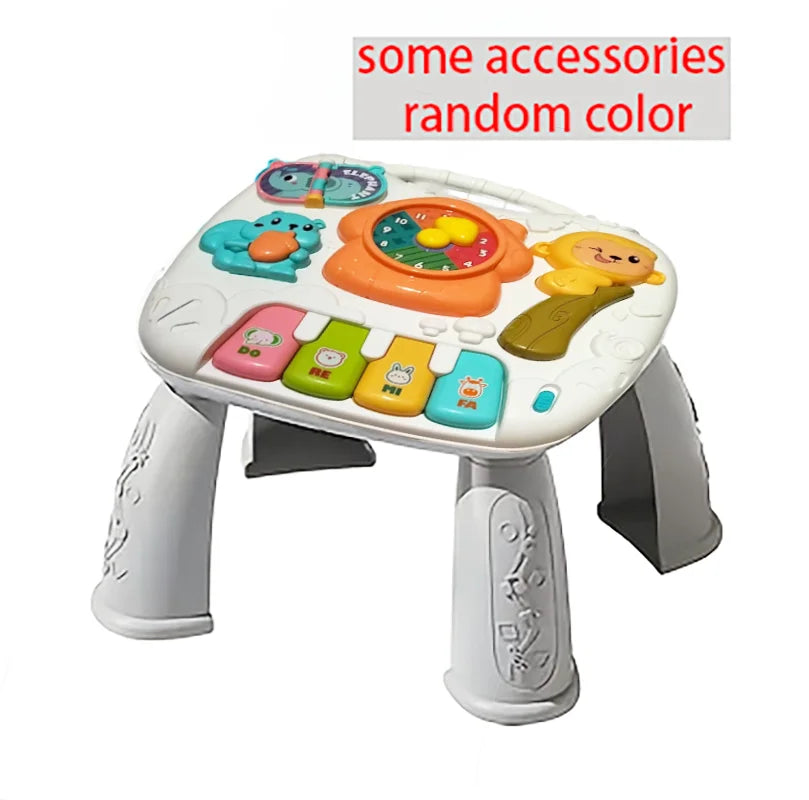 Interactive Musical Activity Table for Toddlers with Lights and Sounds