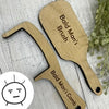 Wooden Head Polishing Brush for Smooth, Shiny Scalps