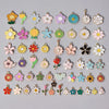 Assorted Enamel Flower Charms for Jewelry Making | Tulip, Rose & More