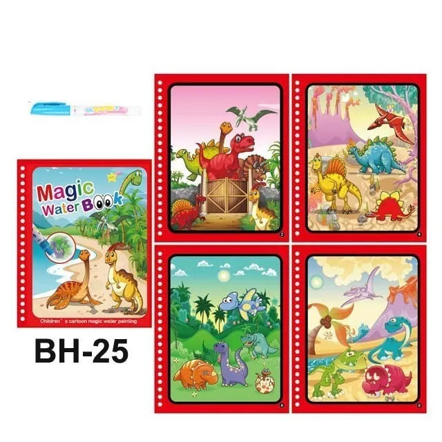 Reusable Water Coloring Book for Kids – Magic Drawing Pad