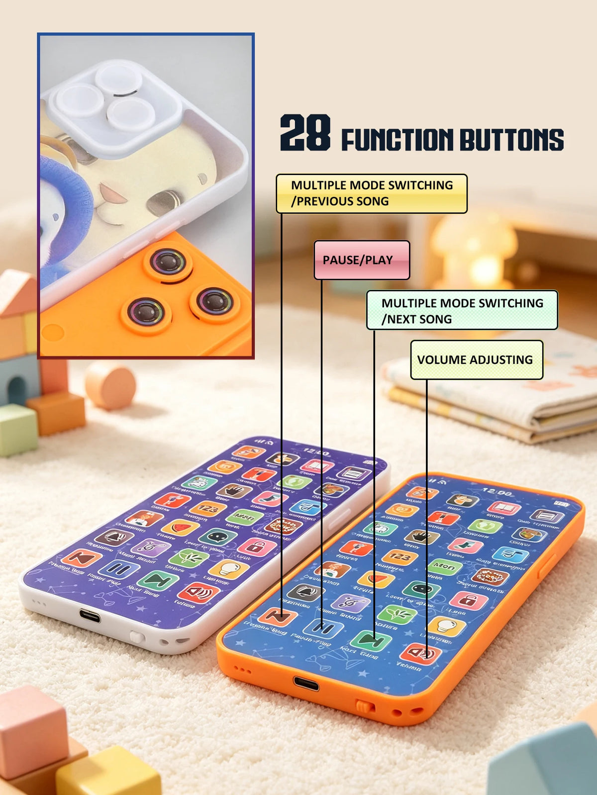 Educational Toy Smartphone for Toddlers