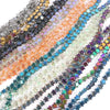 A collection of multicolored glass star spacer beads in various shades and transparencies for jewelry making