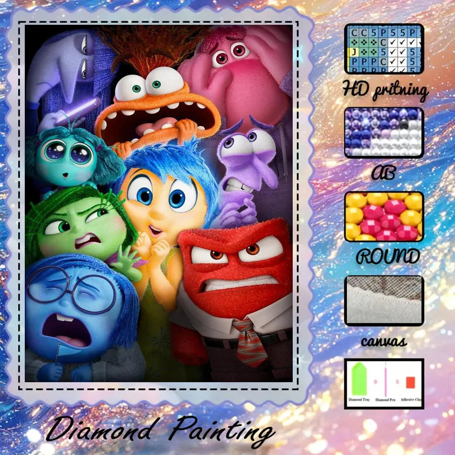 5D DIY Diamond Painting Kit with Velvet Canvas and Special Drill