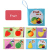 Soft Sensory Cloth Books for Babies with Teething Rings