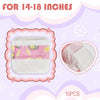 Soft Cotton Doll Diapers for Pretend Play (10-Pack)