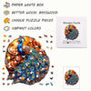 Premium Wooden Jigsaw Puzzle – Villa Peacock Owl Landscape