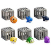 A set of gray plastic fish and sea creatures designed for toddler bath and pool play.
