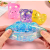 Glitter Gummy Bear Stress Relief Squishy Toy
