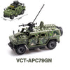 Military Hummer Tank Building Blocks Set