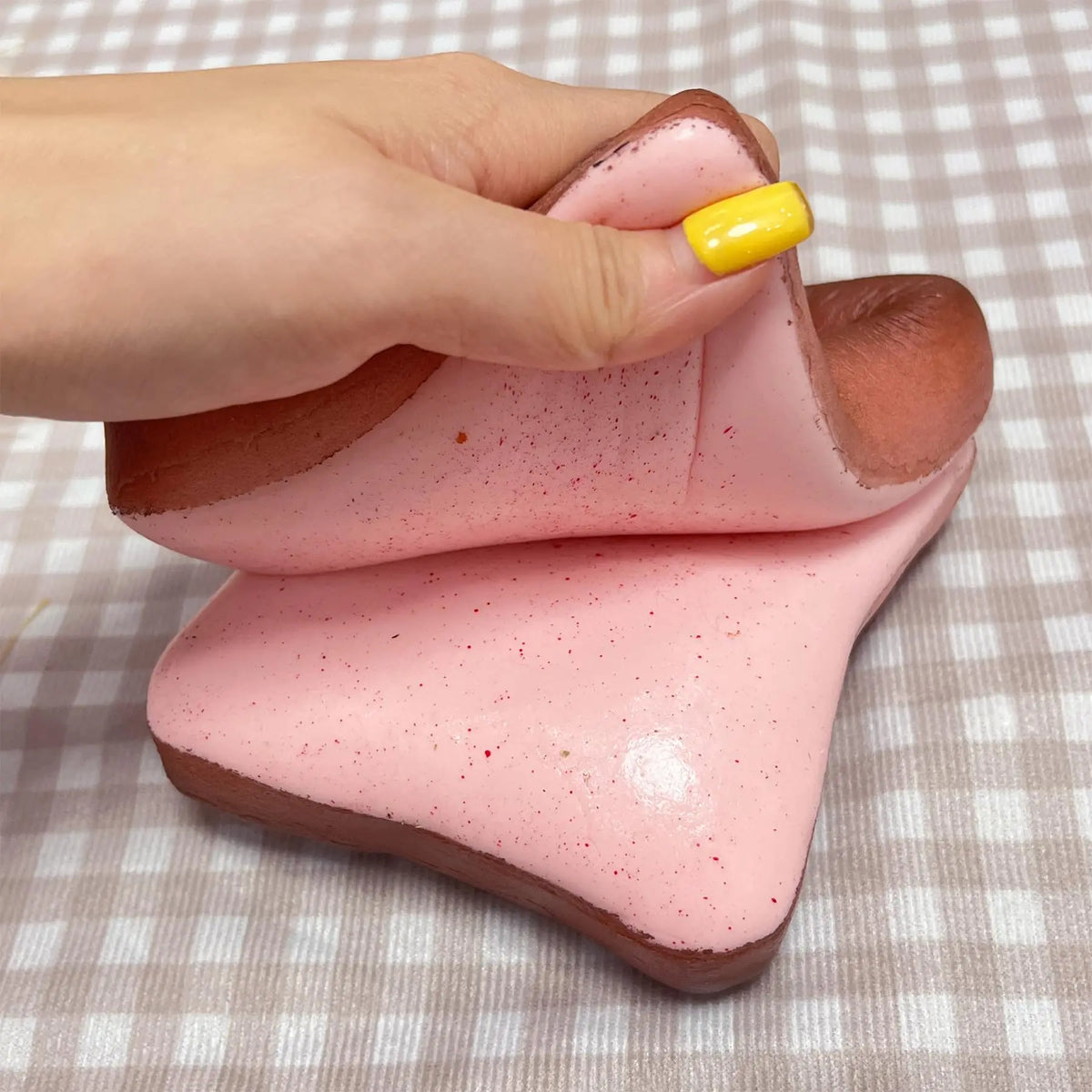 Bread-Shaped Buttery Squishy Stress Relief Toy