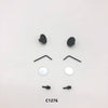 A set of 1:12 scale RC car steering wheel and interior upgrade parts, including components for modification.