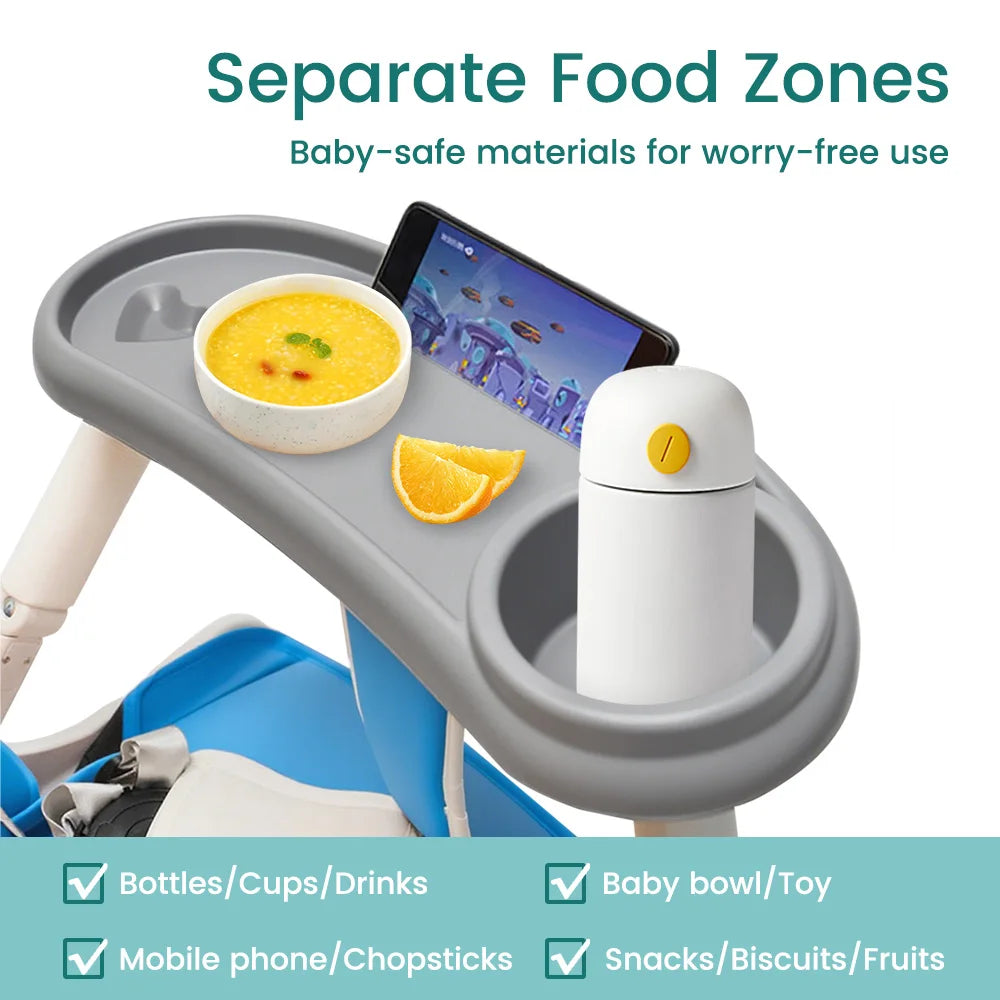 Universal Stroller Snack Tray with Cup Holder