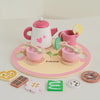 Wooden Pretend Play Tea Set for Kids