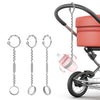 Adjustable Silicone Pacifier Clip with Anti-Drop Chain