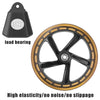 200mm PU Solid Scooter Wheels with ABEC-7 Bearings – Replacement for Razor & Adult Kick Scooters