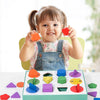 Wooden Color and Shape Sorting Box for Early Learning
