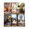 A set of nine Wizards Tarot cards featuring various figures and symbols for divination and personal growth.