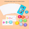 Wooden Arithmetic Card Matching Game for Kids – Addition & Subtraction Early Learning Toy