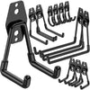 Heavy Duty Steel Wall Mount Hooks for Garage & Garden Organization