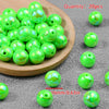 Iridescent Acrylic Round Beads for Jewelry Making (16mm, 20-Pack)