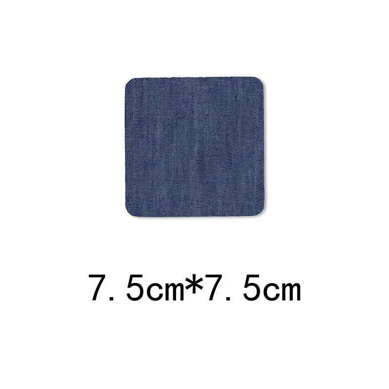 Iron-On Denim Patches for Jeans Repair & DIY Crafts