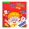 A red book titled Concentration Training for kids 2-6 years featuring a smiling boy and brick background.