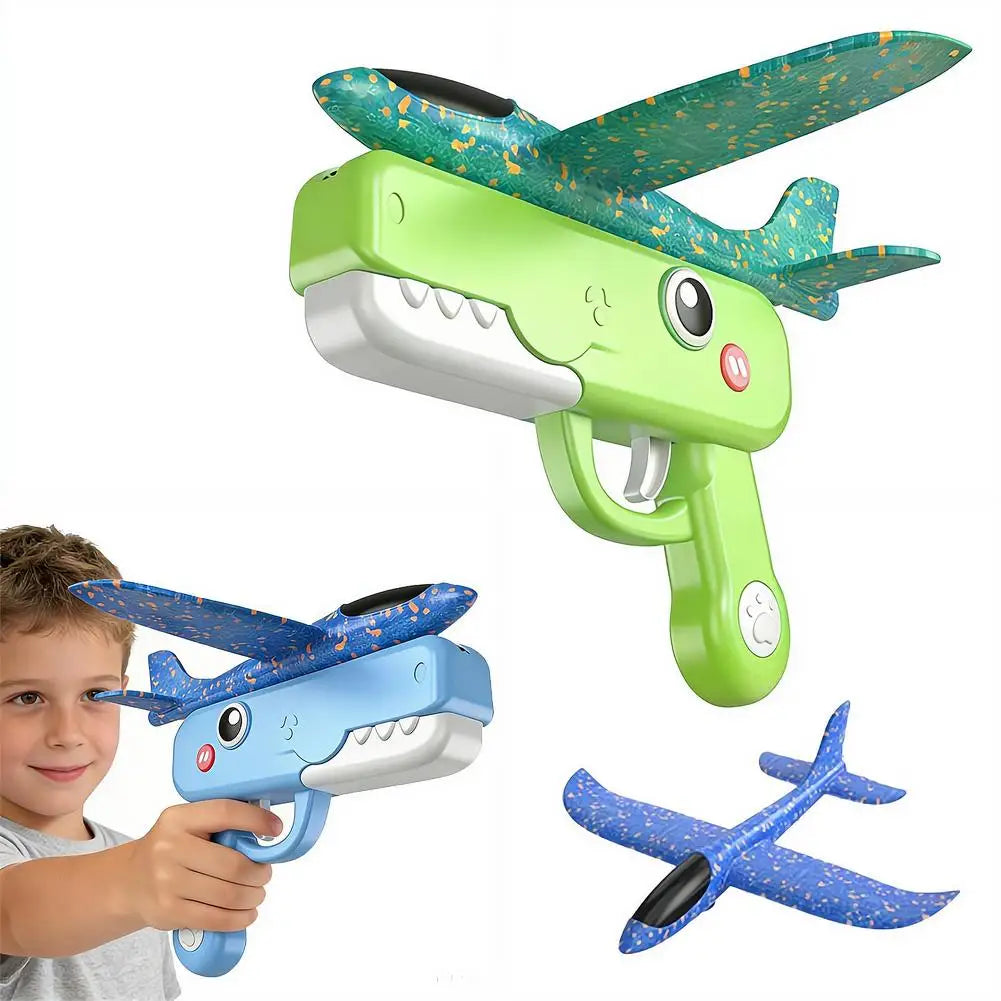 Catapult Foam Glider Plane Launcher Toy
